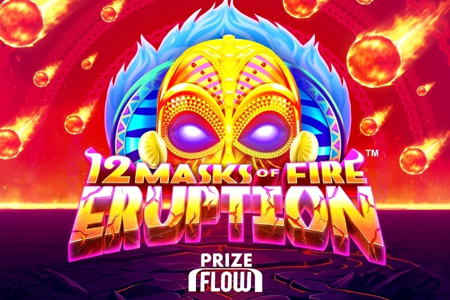12 Masks of Fire Eruption Prize Flow demo slot by Gameburger Studios