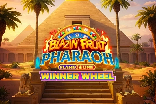 Blazin' Fruit Pharaoh FlameLink WinnerWheel demo slot by R3SPIN